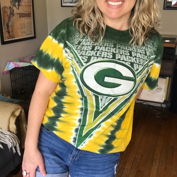 [Green Bay Packers] Vintage NFL Tie-Dye T-Shirt - Picture 14 of 16